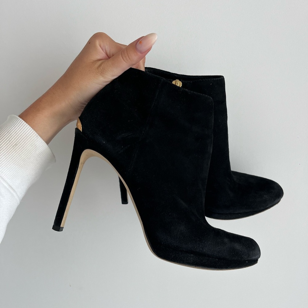 Suede Ankle Booties Heels from Michael Kors